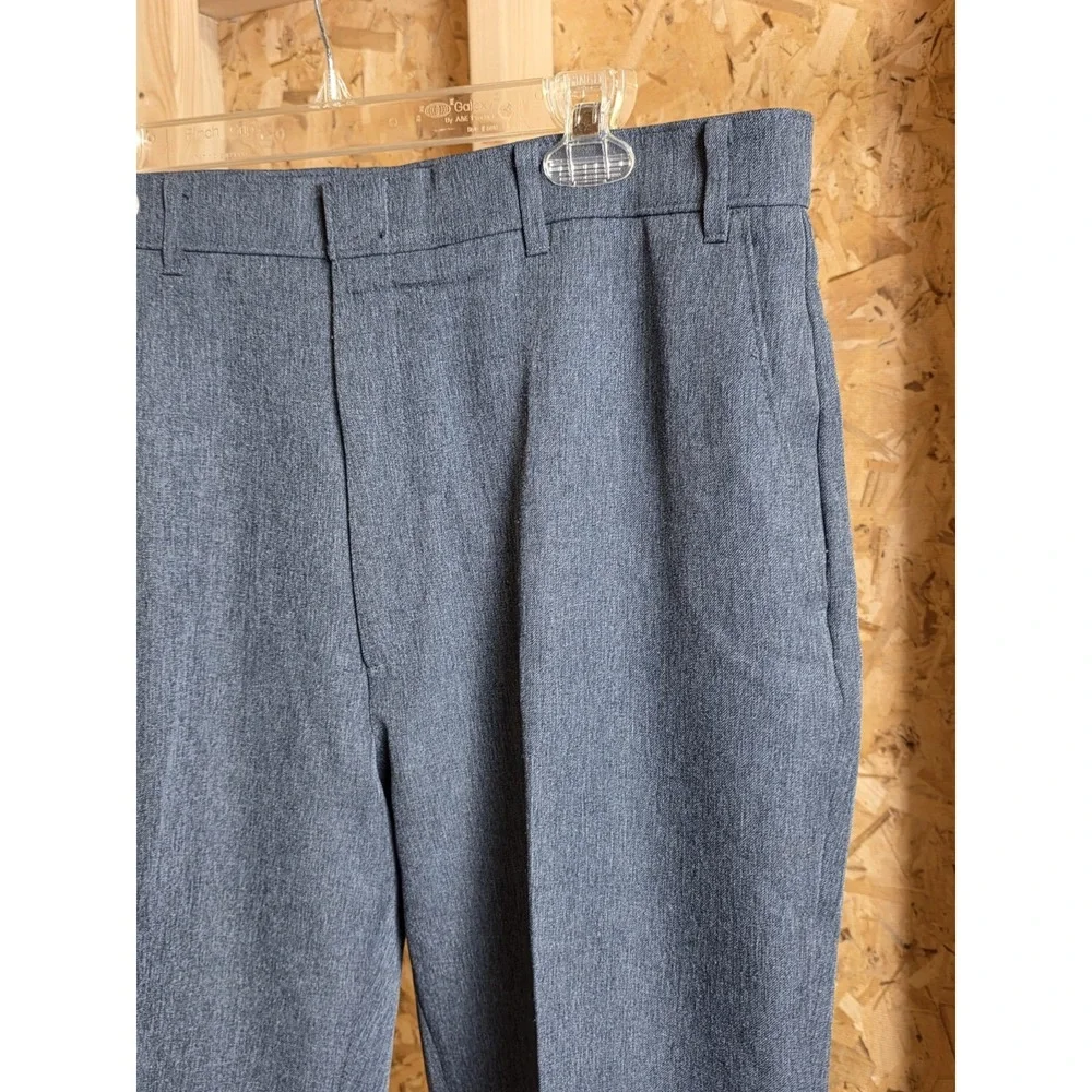 Action Slacks by Levi Strauss & Co. Men's 38x30 Dark Heather Gray Dress Pants